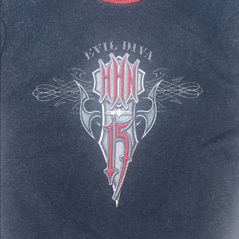 Halloween Horror Nights 2005 Black Tee with Red Stitching Size XS